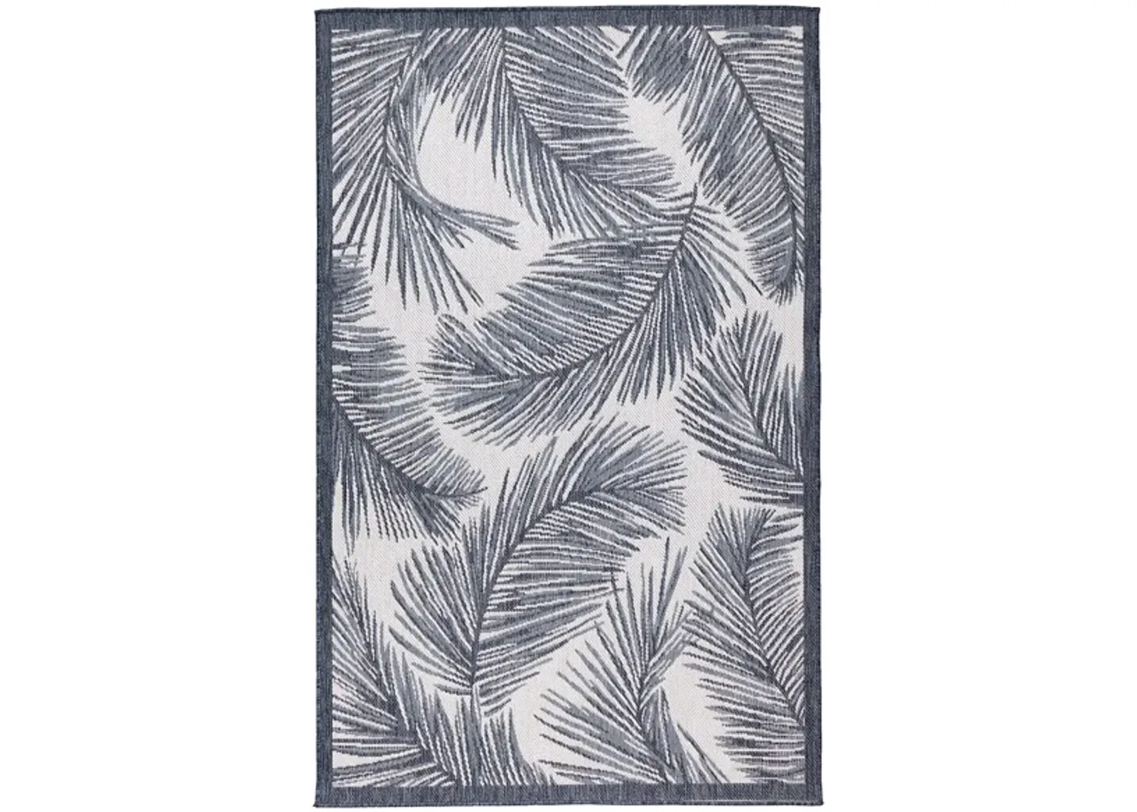 Liora Manne Malibu Palm Indoor/Outdoor Runner Rug in Navy by Trans-Ocean Import Co Inc