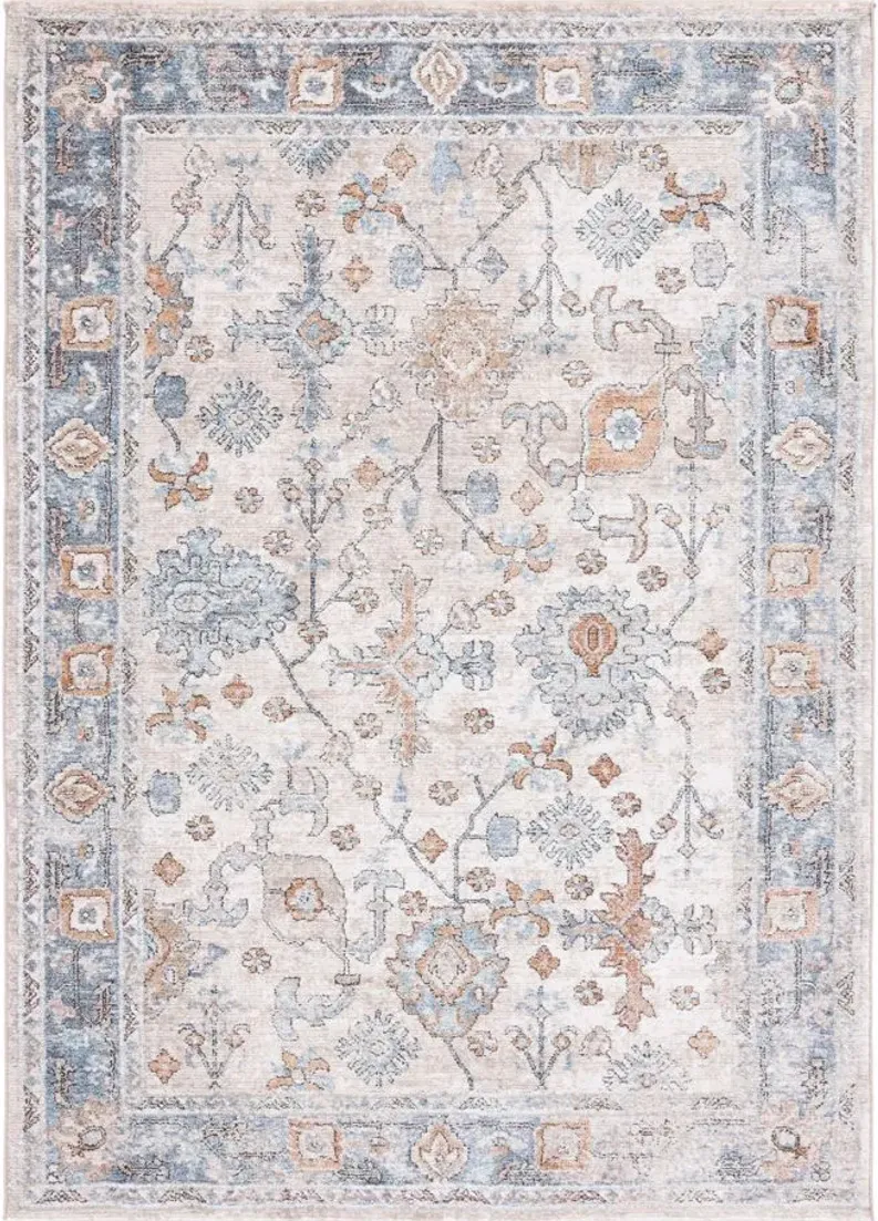 Jasmine Area Rug in Ivory & Blue by Safavieh