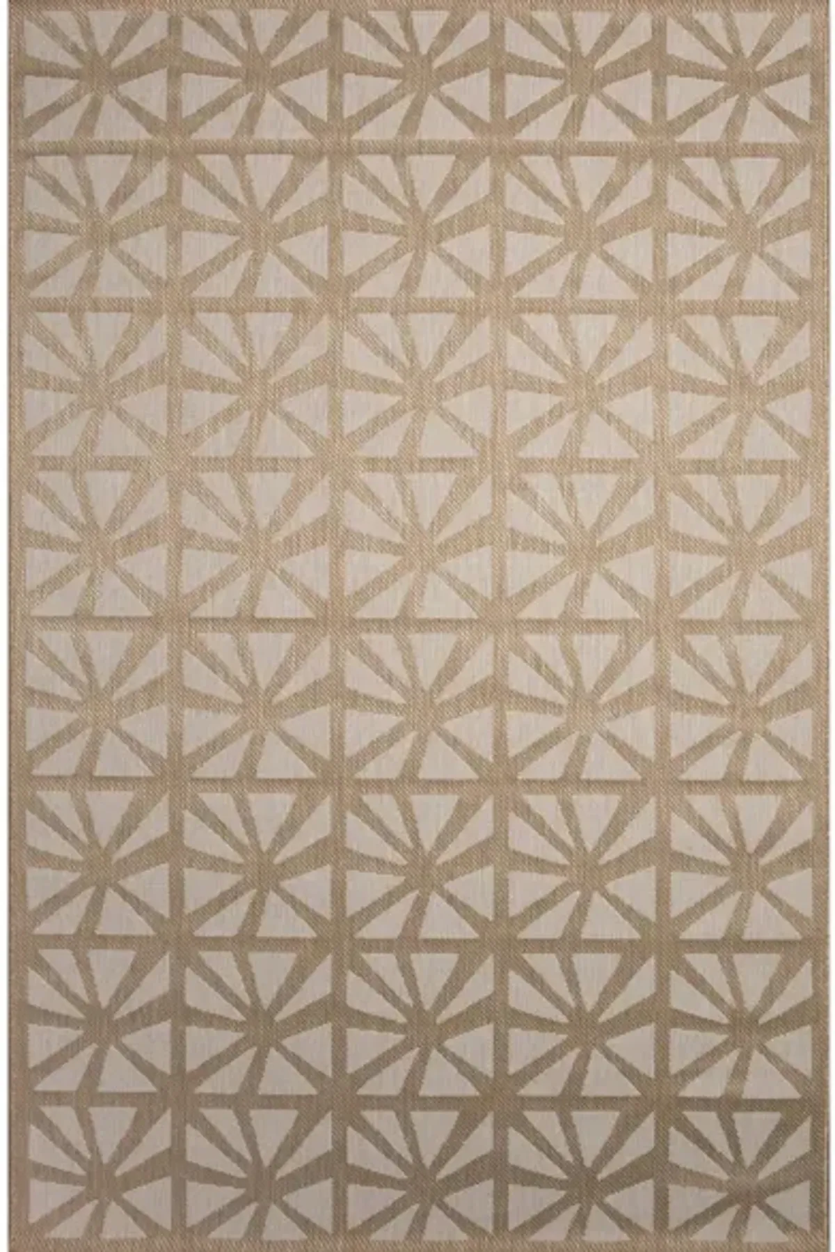 Carmel Tonga Tile Indoor/Outdoor Rug in Sand by Trans-Ocean Import Co Inc