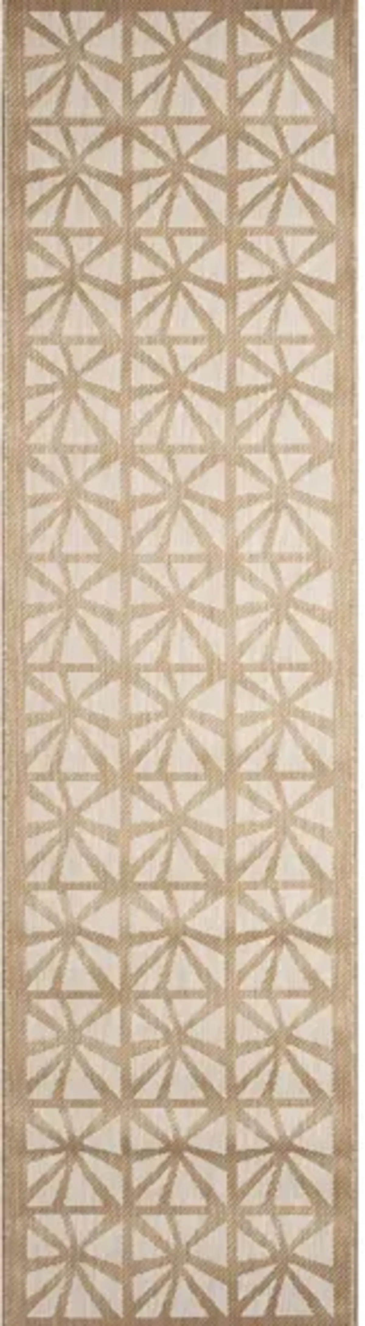 Carmel Tonga Tile Indoor/Outdoor Rug in Sand by Trans-Ocean Import Co Inc