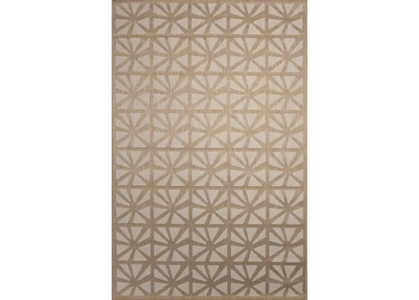 Carmel Tonga Tile Indoor/Outdoor Rug in Sand by Trans-Ocean Import Co Inc