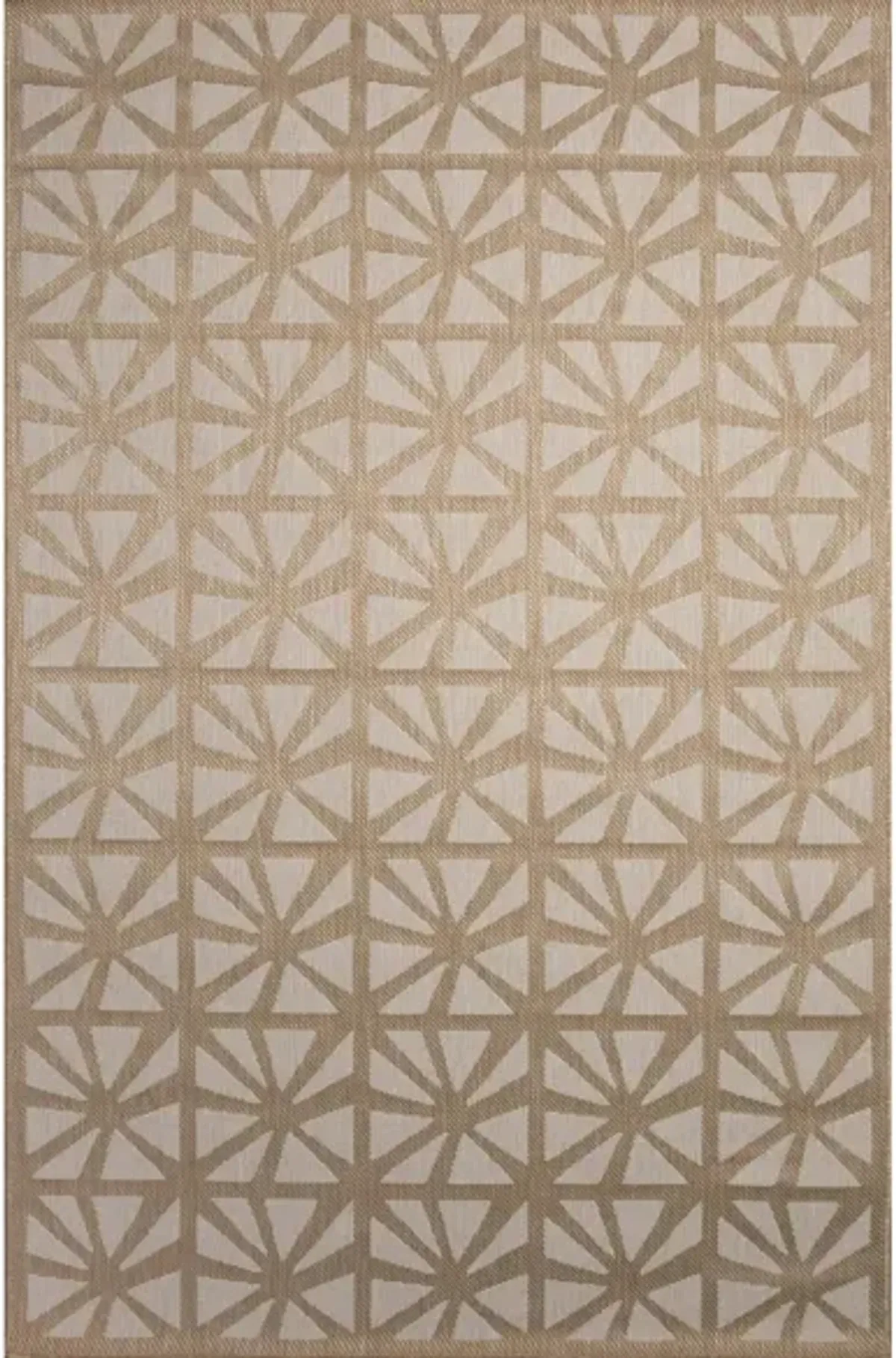 Carmel Tonga Tile Indoor/Outdoor Rug in Sand by Trans-Ocean Import Co Inc