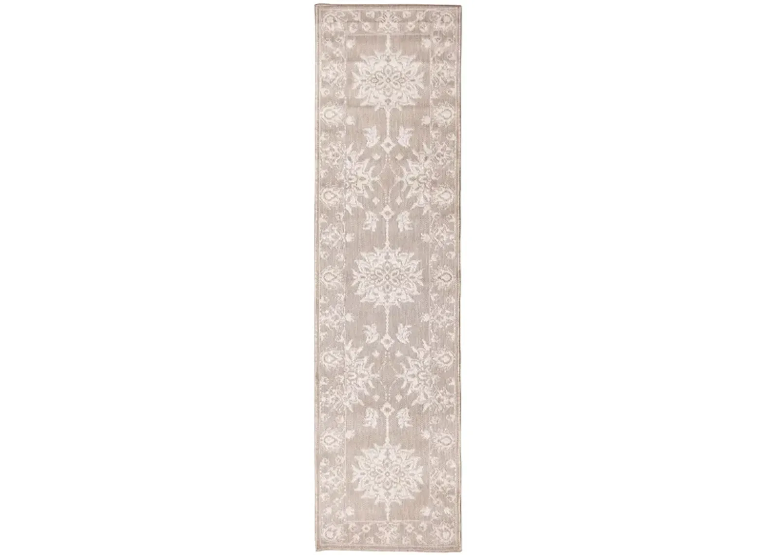 Liora Manne Malibu Kashan Indoor/Outdoor Runner Rug in Neutral by Trans-Ocean Import Co Inc