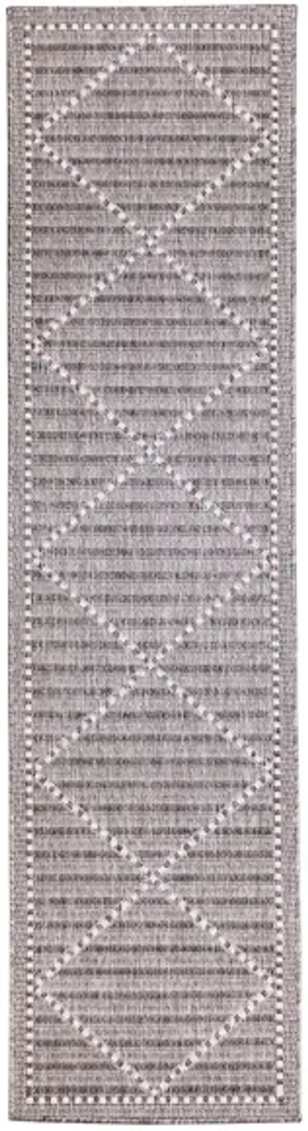 Liora Manne Malibu Checker Diamond Indoor/Outdoor Runner Rug