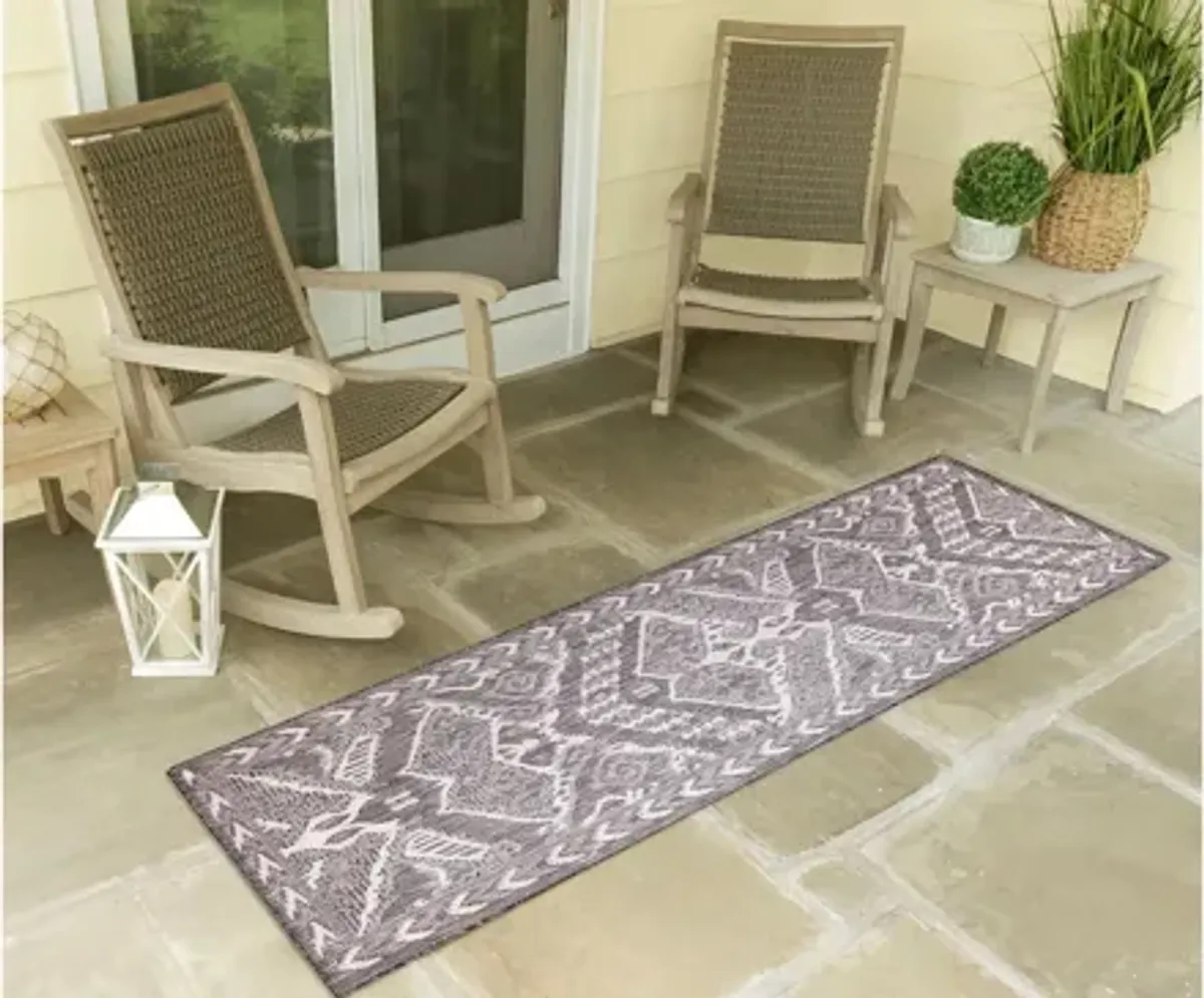 Liora Manne Malibu Ikat Indoor/Outdoor Runner Rug