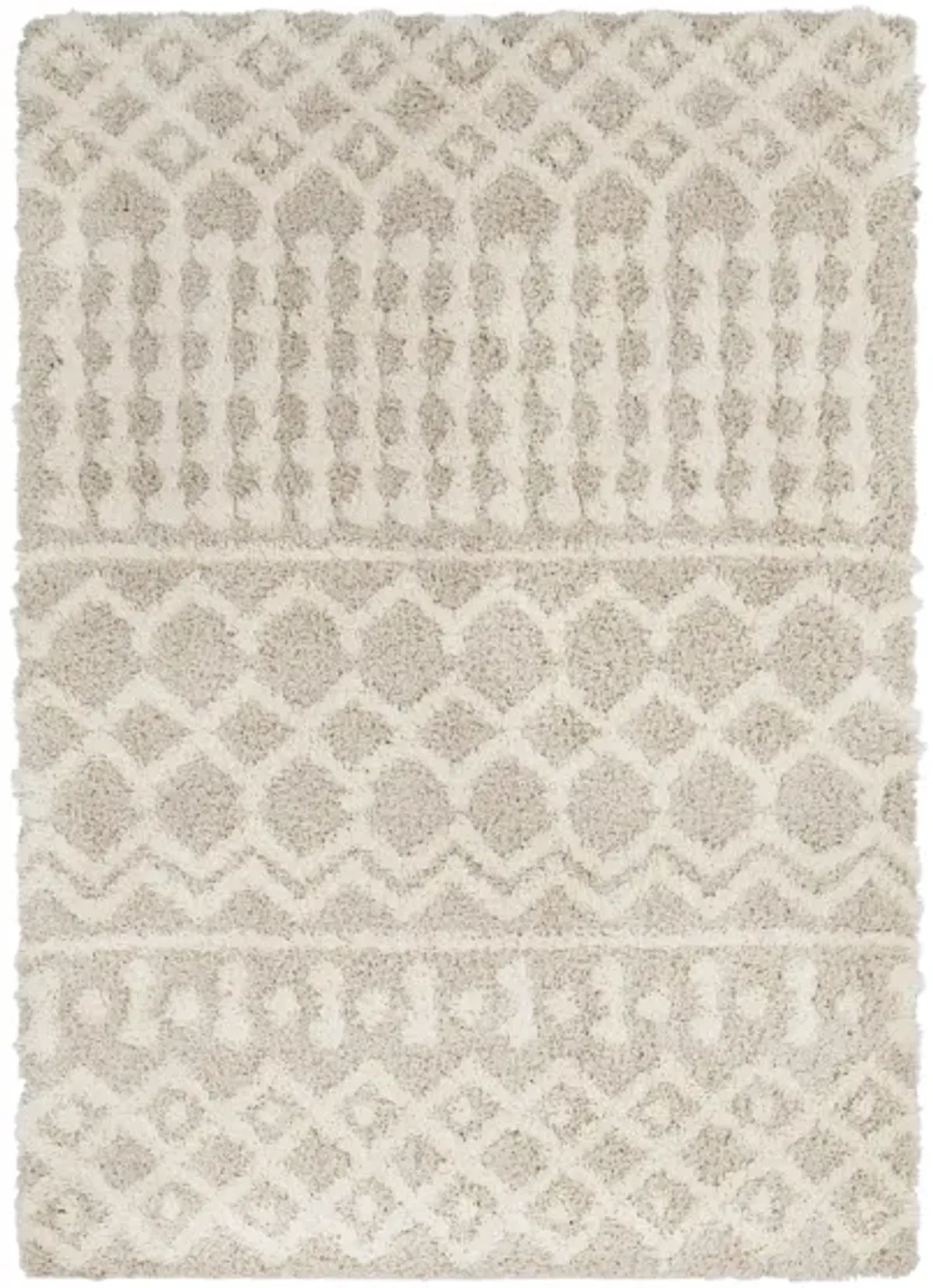 Urban Shag Area Rug in Cream, Beige by Surya