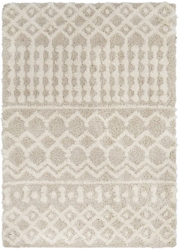 Urban Shag Area Rug in Cream, Beige by Surya