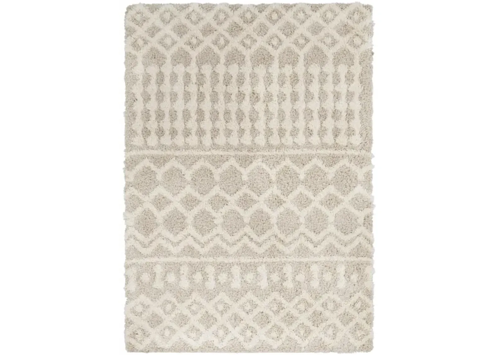 Urban Shag Area Rug in Cream, Beige by Surya