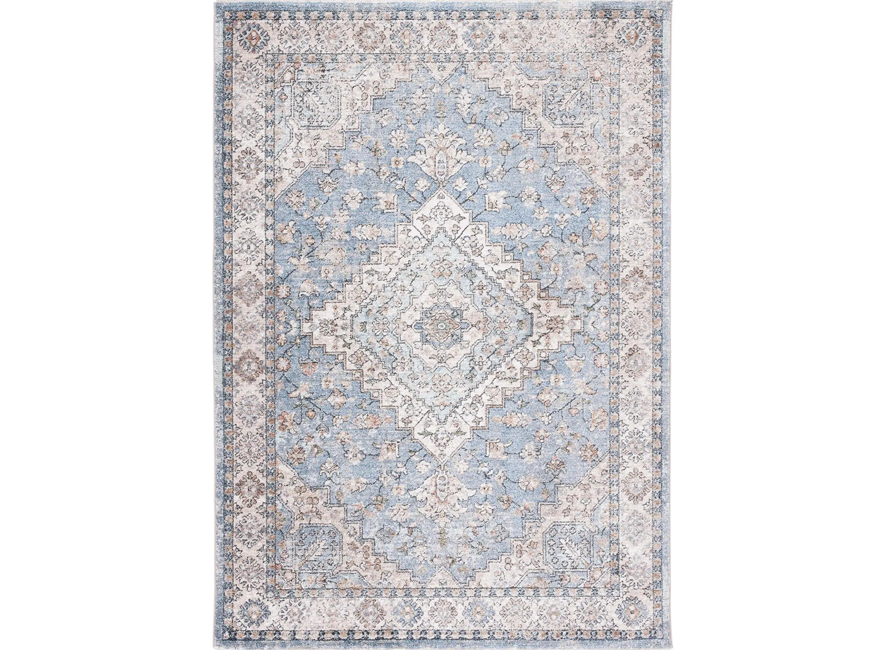 Jasmine Area Rug in Blue & Gray by Safavieh