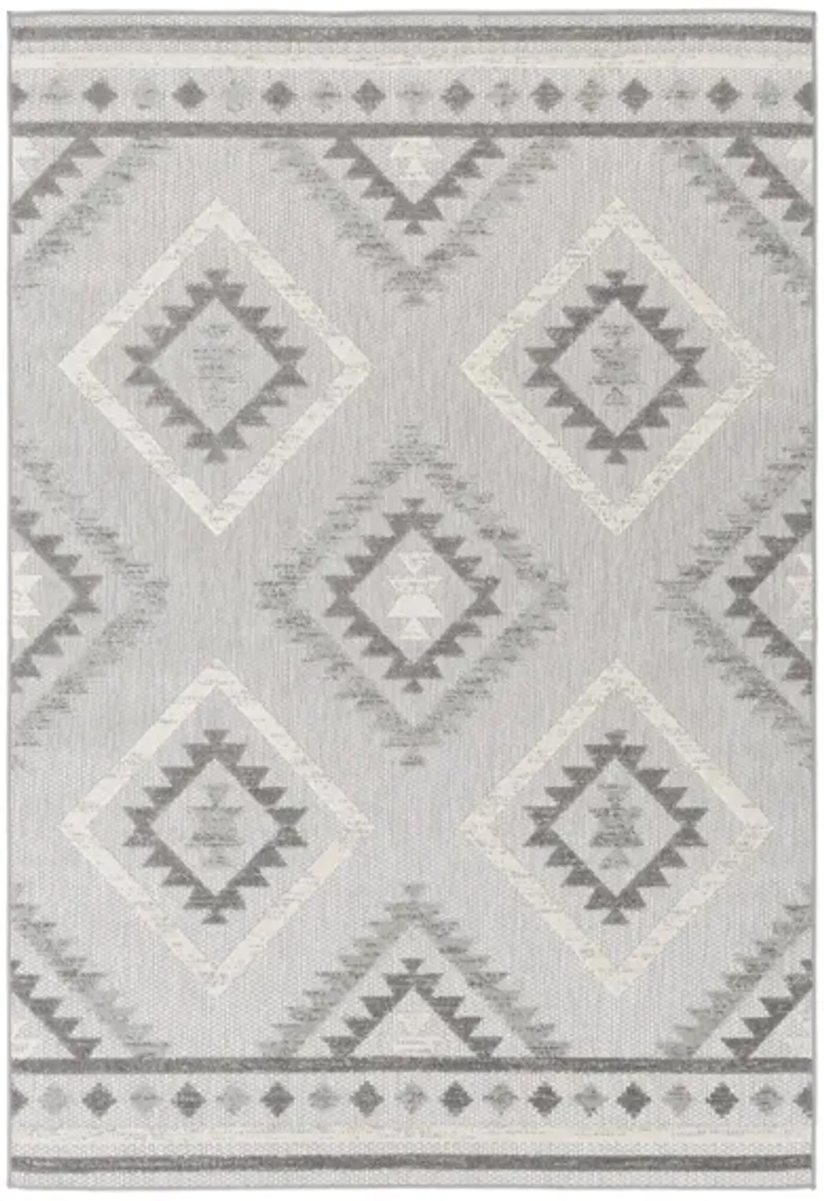 Big Sur Indoor/Outdoor Area Rug in Gray/Taupe by Surya