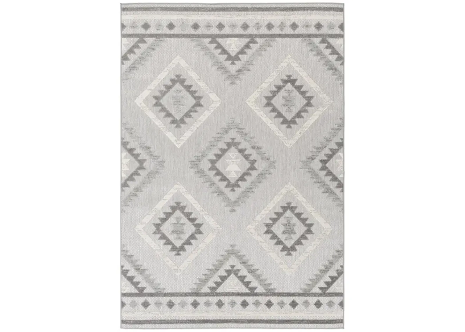 Big Sur Indoor/Outdoor Area Rug in Gray/Taupe by Surya