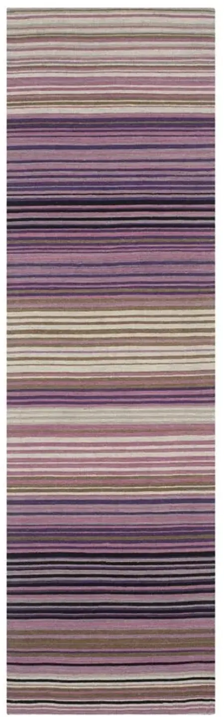 Marbella Runner Rug in White/Lilac by Safavieh