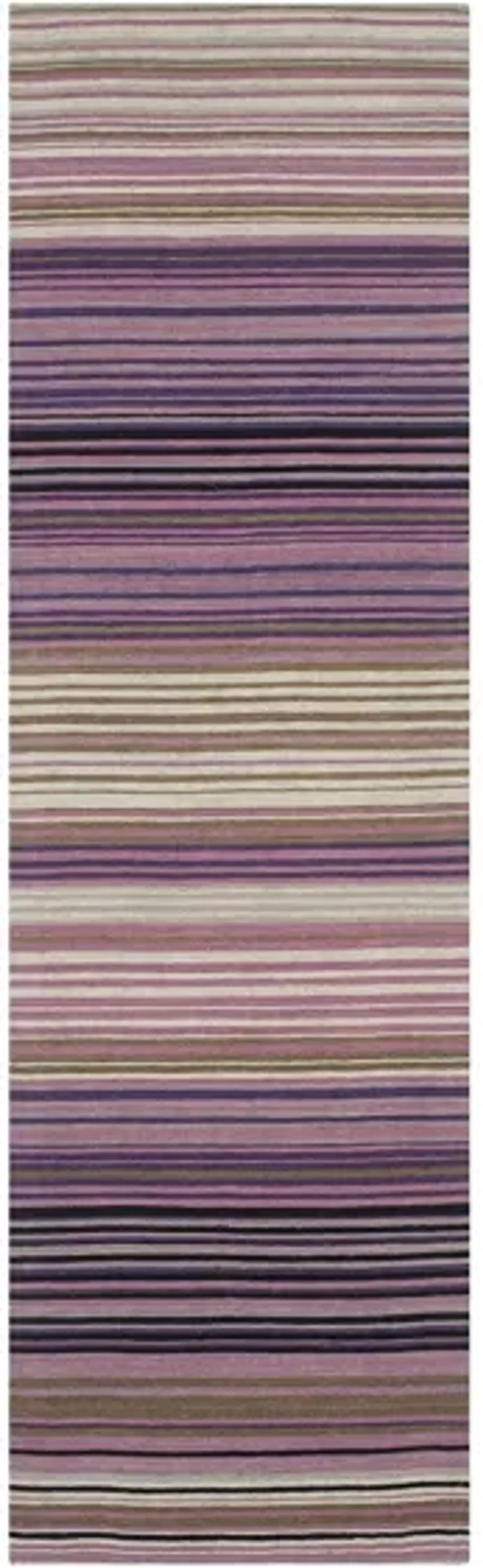 Marbella Runner Rug in White/Lilac by Safavieh