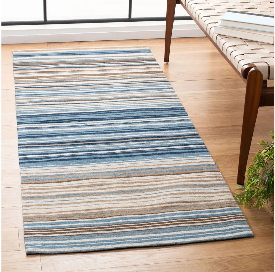 Marbella Runner Rug in Blue/Multi by Safavieh