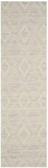 Marbella Runner Rug in Silver/Ivory by Safavieh