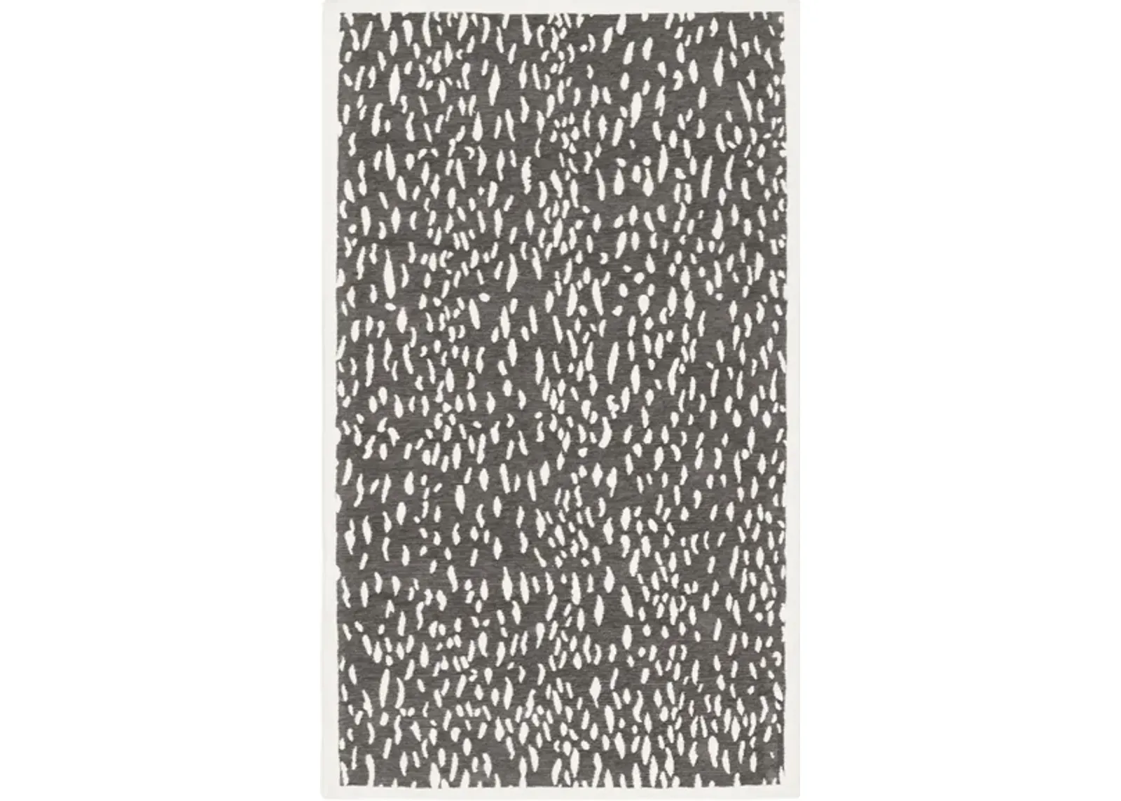 Marbella Runner Rug in Dark Grey/Ivory by Safavieh