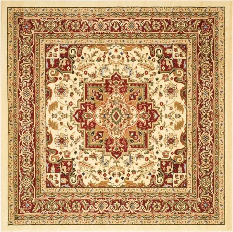 Mercia Area Rug in Ivory / Red by Safavieh