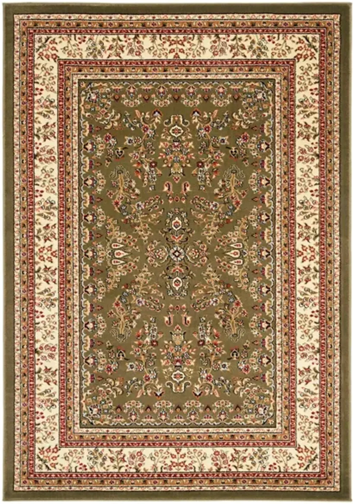 Anglia Area Rug in Sage / Ivory by Safavieh