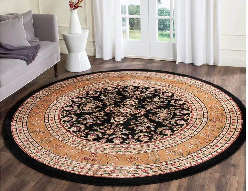 Anglia Area Rug in Black / Tan by Safavieh