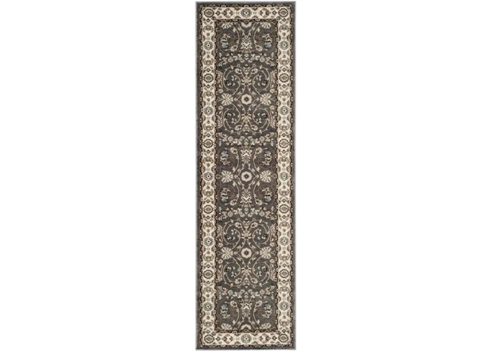 Charnwood Runner Rug in Gray / Cream by Safavieh