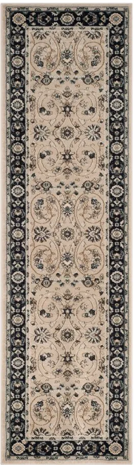 Charnwood Runner Rug in Light Beige / Anthracite by Safavieh