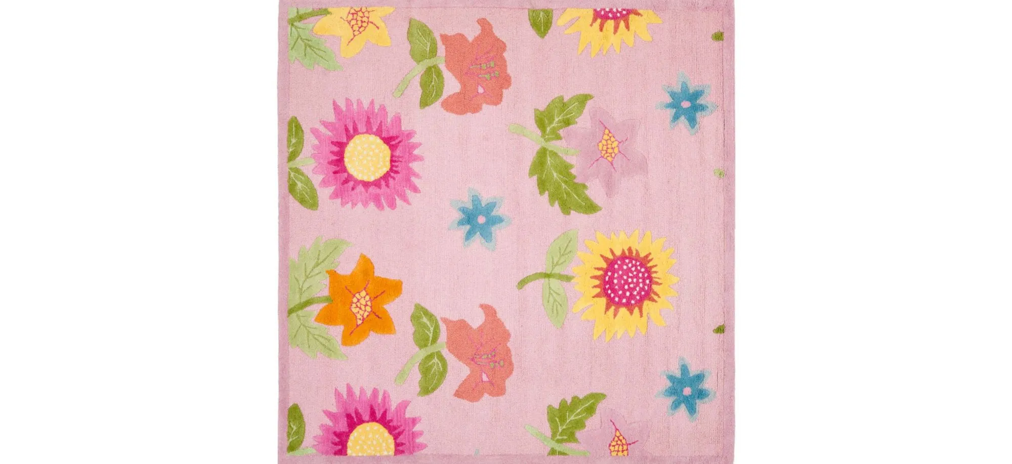 Lilliana Kid's Rug in Pink/Pink by Safavieh