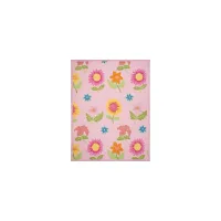 Lilliana Kid's Rug in Pink/Pink by Safavieh