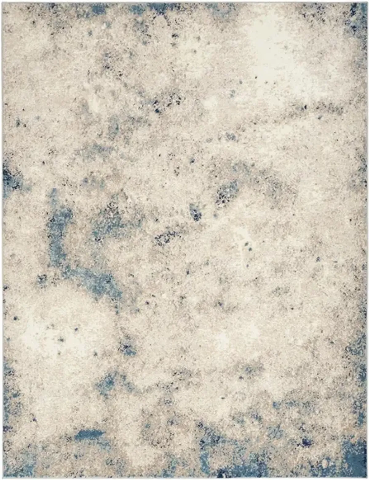 Indy Area Rug in Ivory, Gray, Blue by Nourison