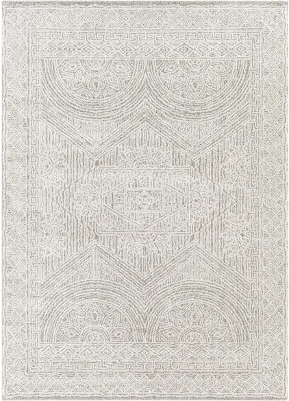 Gavic Rug in Cream, Beige, Light Gray, Taupe, Charcoal by Surya