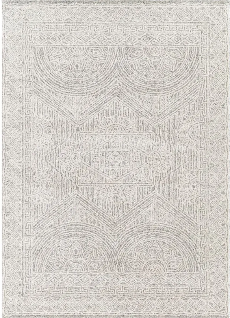 Gavic Rug in Cream, Beige, Light Gray, Taupe, Charcoal by Surya