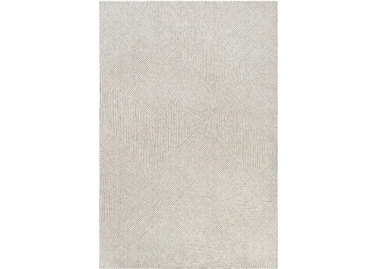 Gavic Rug in Cream, Beige, Light Gray, Taupe, Charcoal by Surya