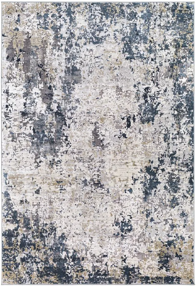 Norland Sowerby Rug in Light Gray, Charcoal, Cream, Khaki, Navy by Surya