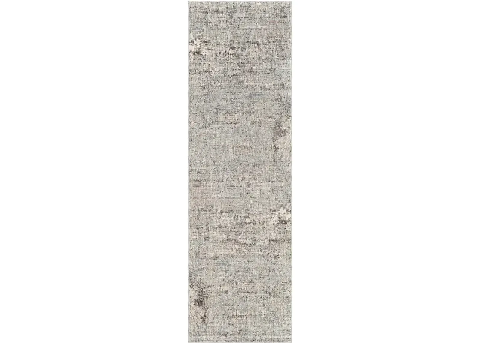 Presidential Pyrite Rug in Pale Blue, Medium Gray, Butter, Charcoal, Ivory, Bright Blue, Lime, Peach, Burnt Orange by Surya