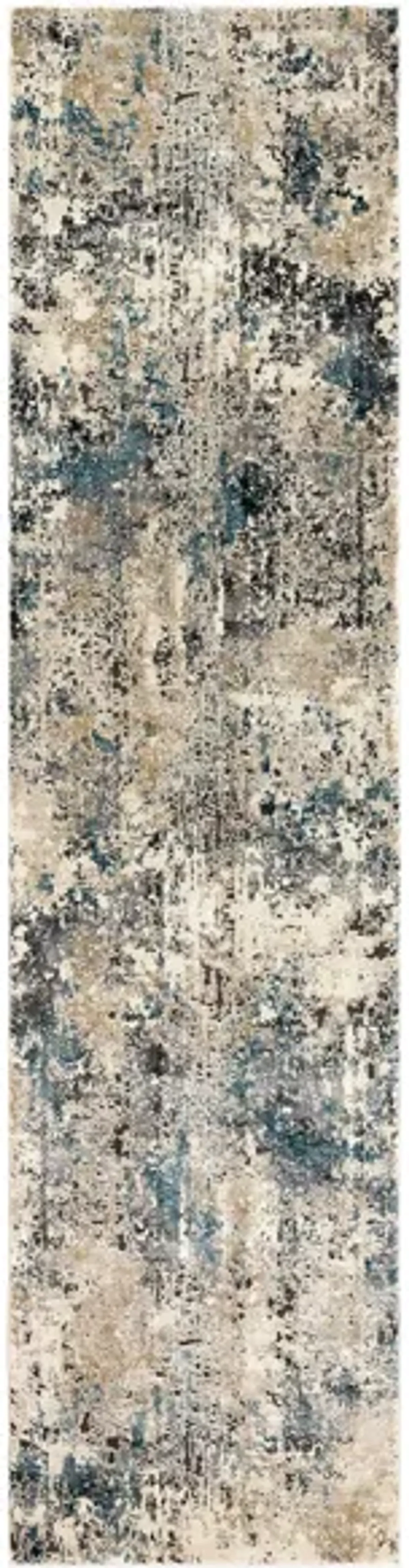 Pune Mumbai Rug in Taupe, Charcoal, Beige, Camel, Dark Brown, Black, Teal, Aqua by Surya