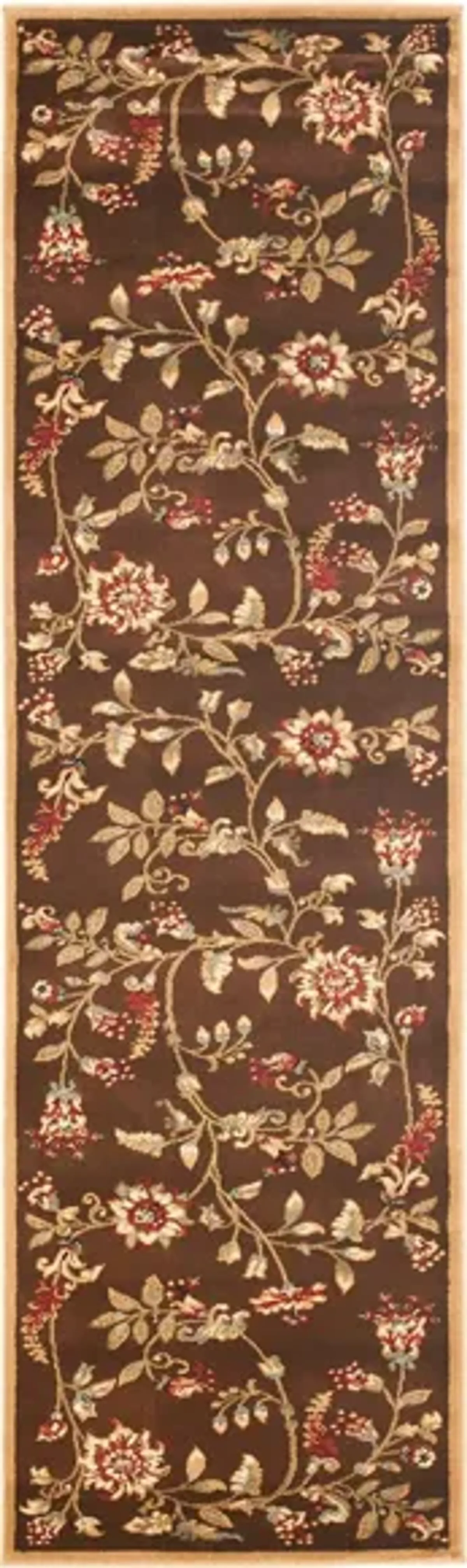 Abernethy Runner Rug in Brown / Multi by Safavieh