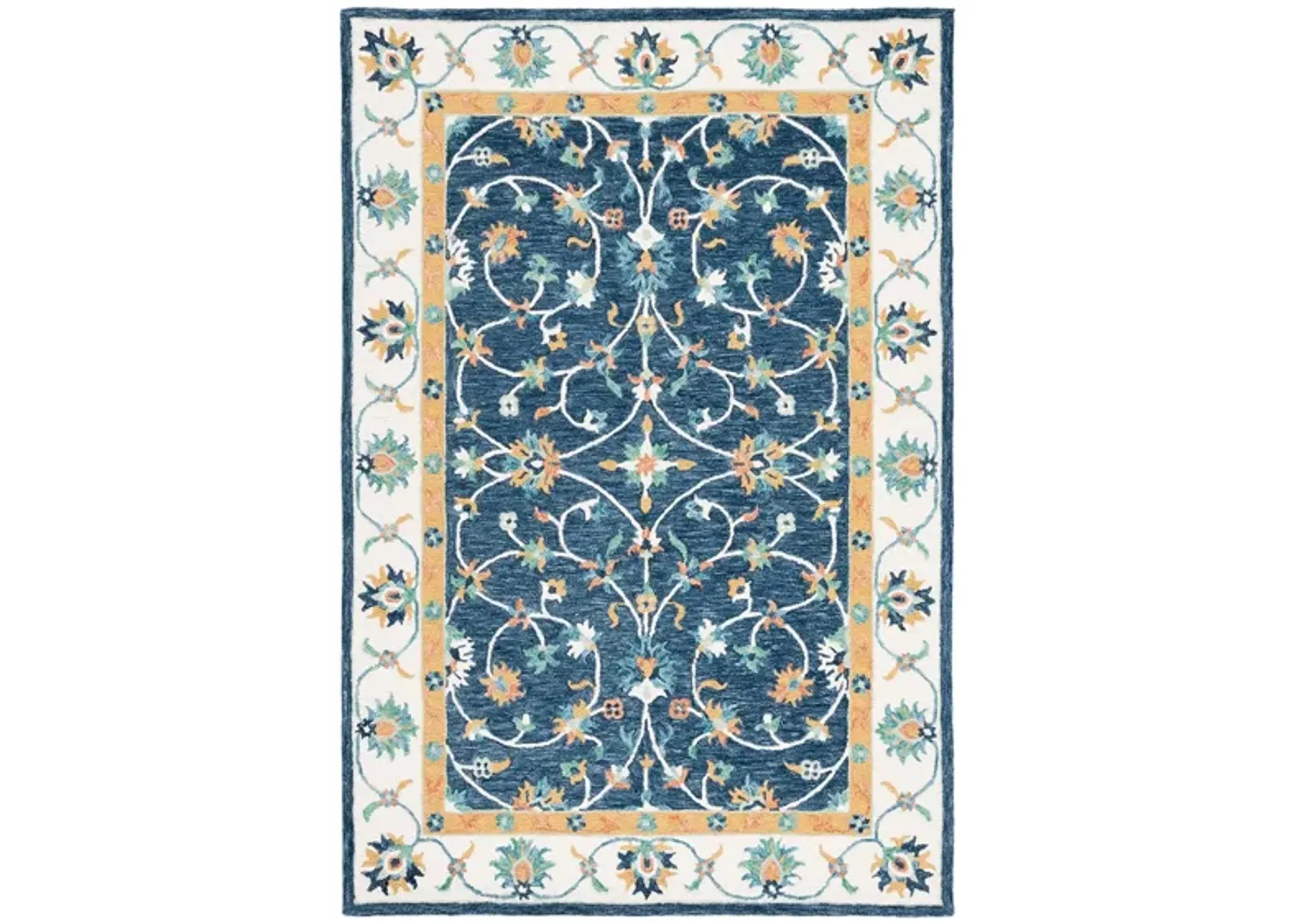 Tensei Area Rug in Blue & Ivory by Safavieh