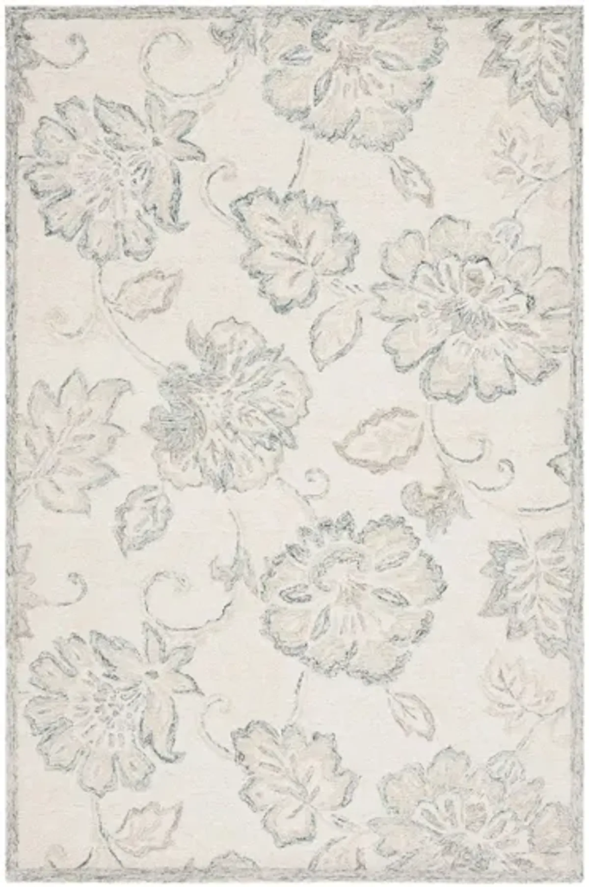 Degurechaff Area Rug in Ivory & Blue by Safavieh