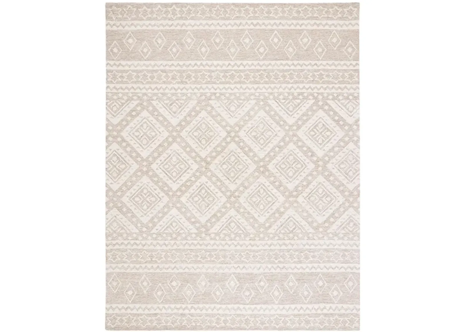 Miyamoto Area Rug in Beige & Ivory by Safavieh