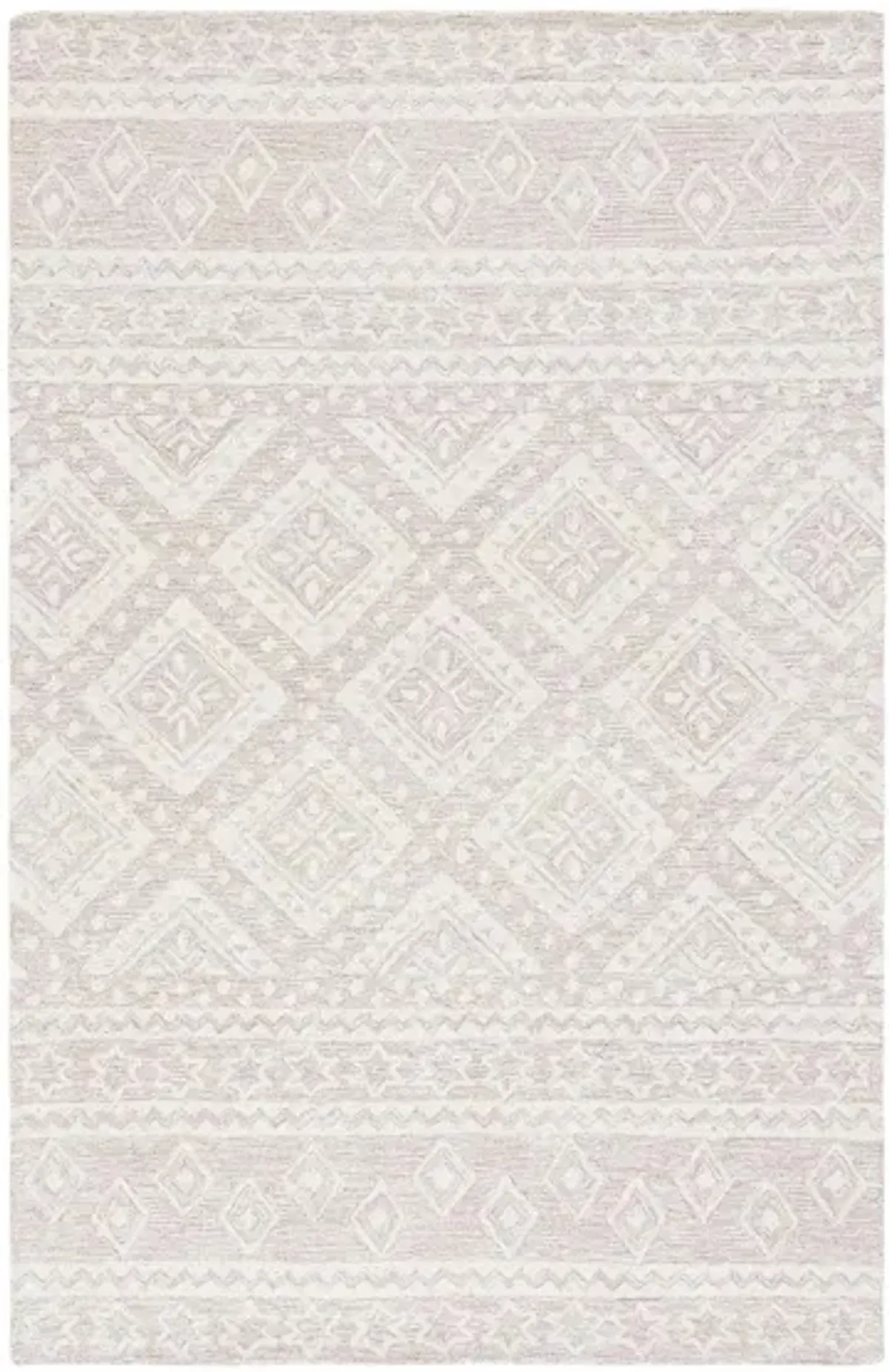 Miyamoto Runner Rug in Beige & Ivory by Safavieh