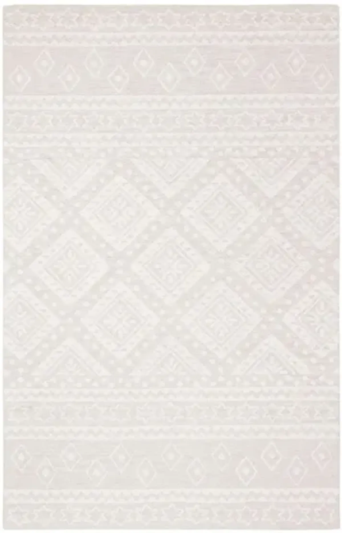 Miyamoto Area Rug in Gray & Ivory by Safavieh