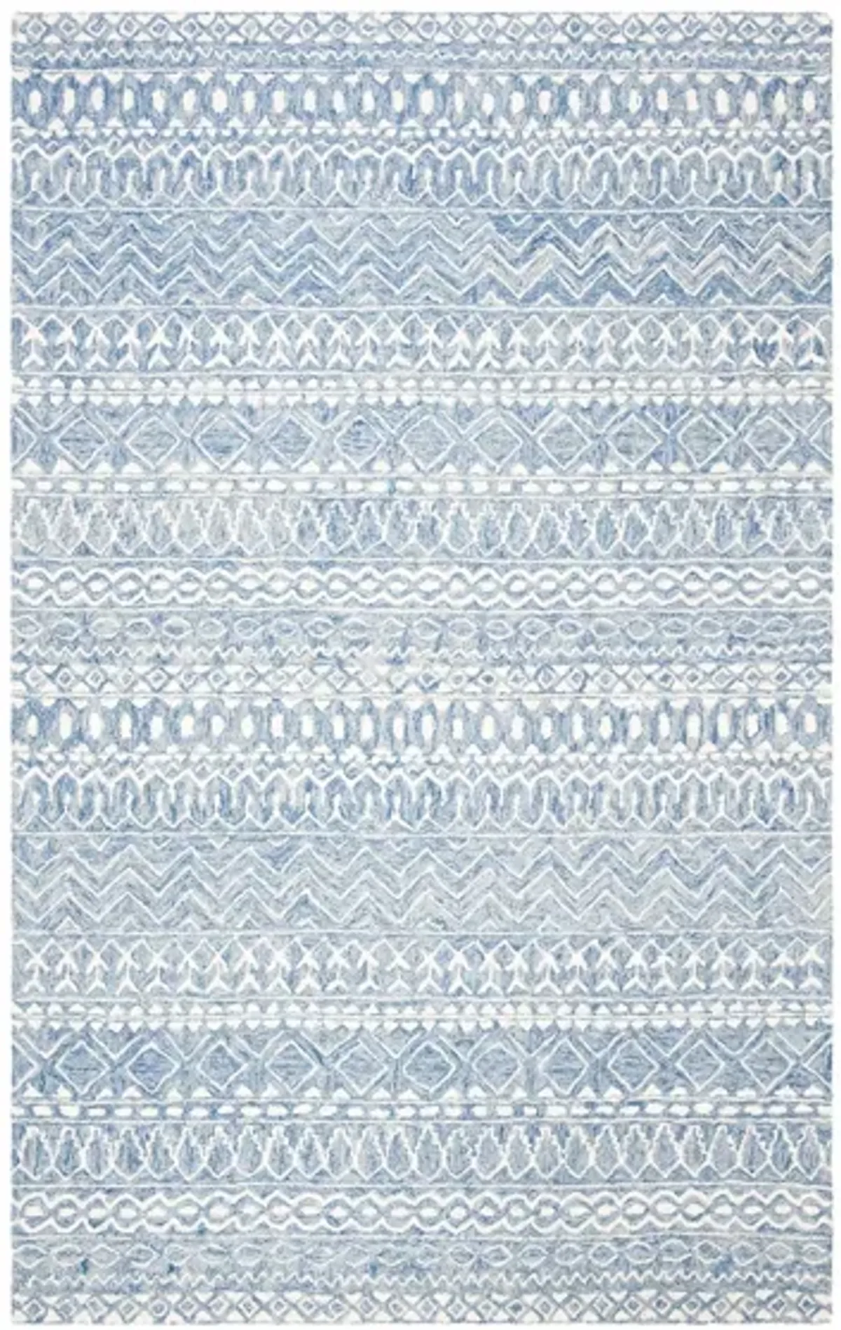 Kazuma Area Rug in Blue & Ivory by Safavieh