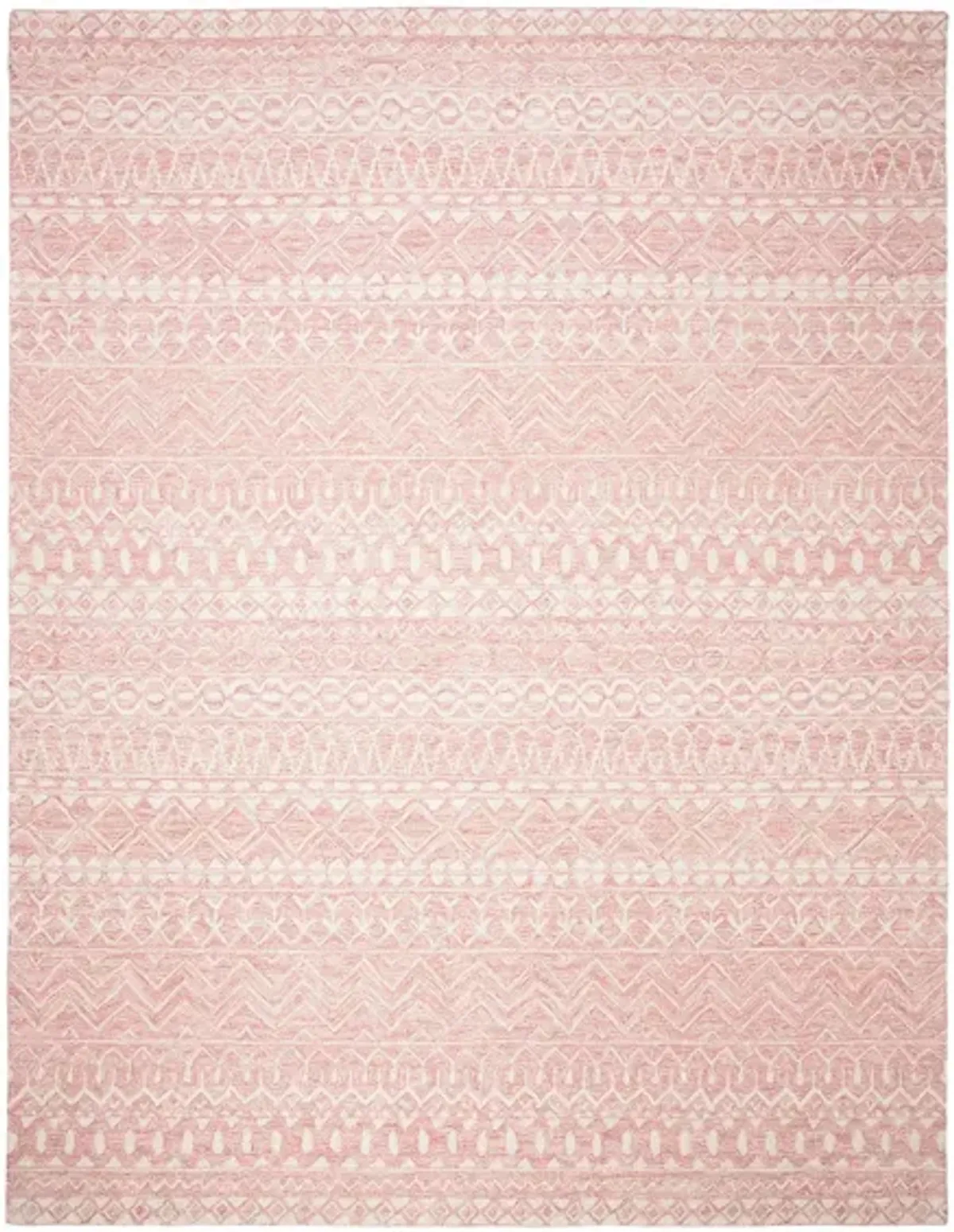 Kazuma Area Rug in Pink & Ivory by Safavieh