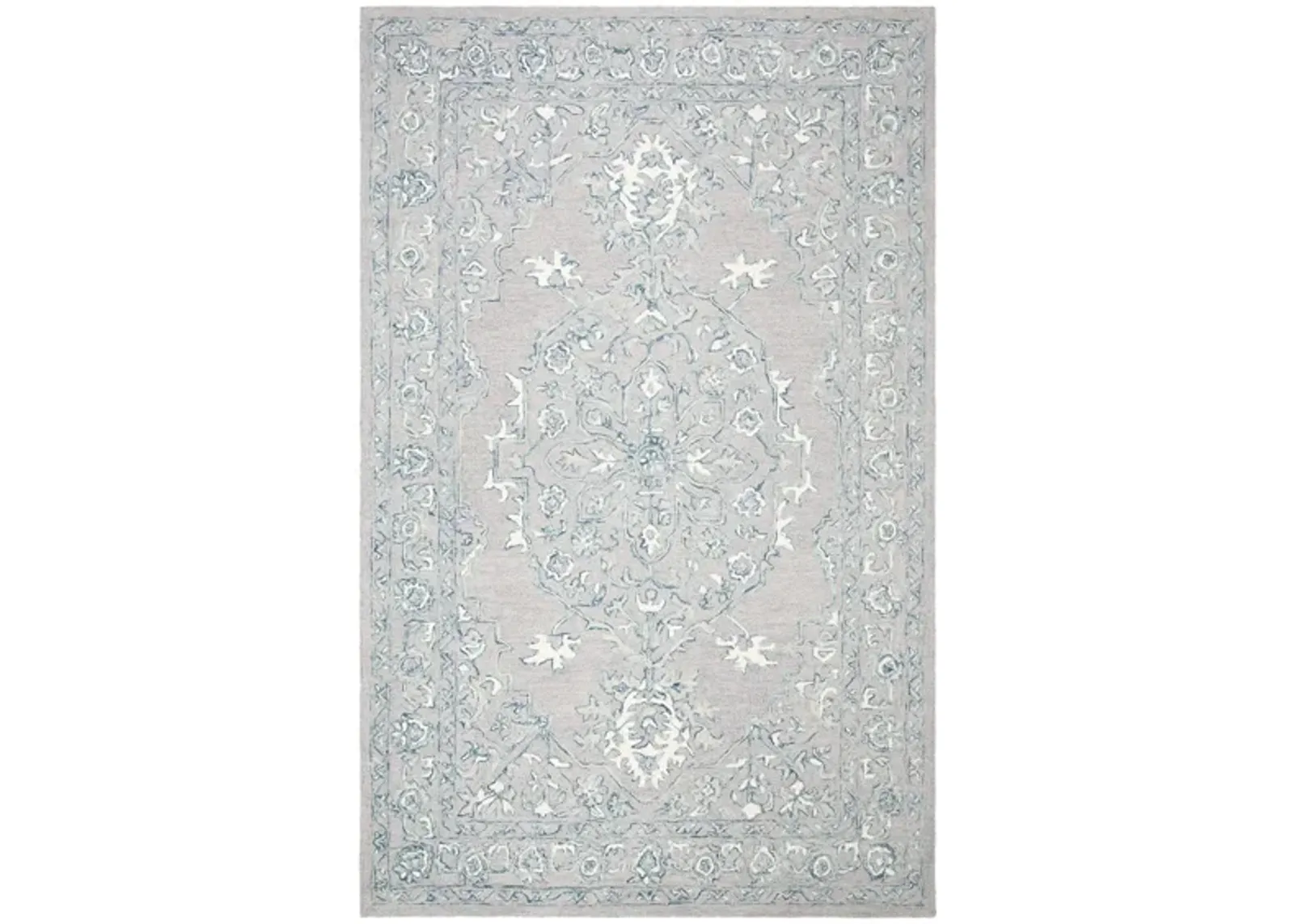 Kilimanjaro Area Rug in Light Gray & Ivory by Safavieh