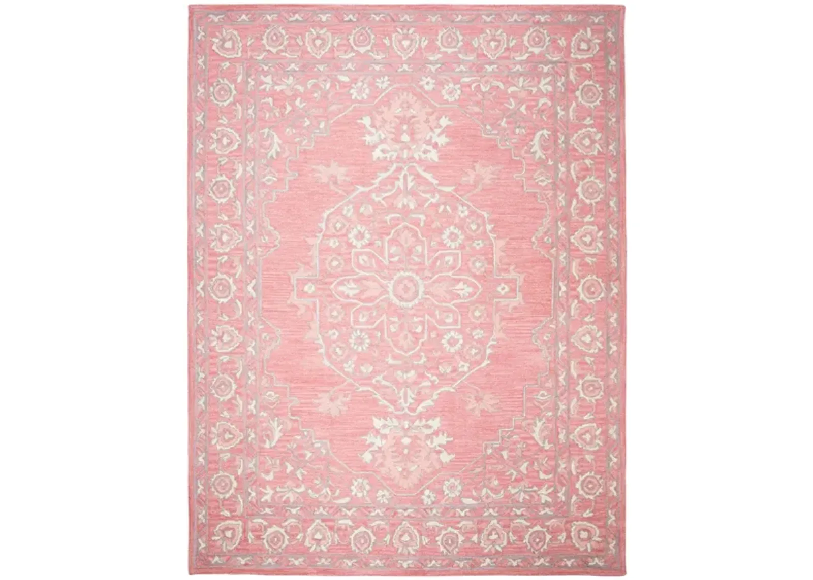 Kilimanjaro Area Rug in Pink & Ivory by Safavieh