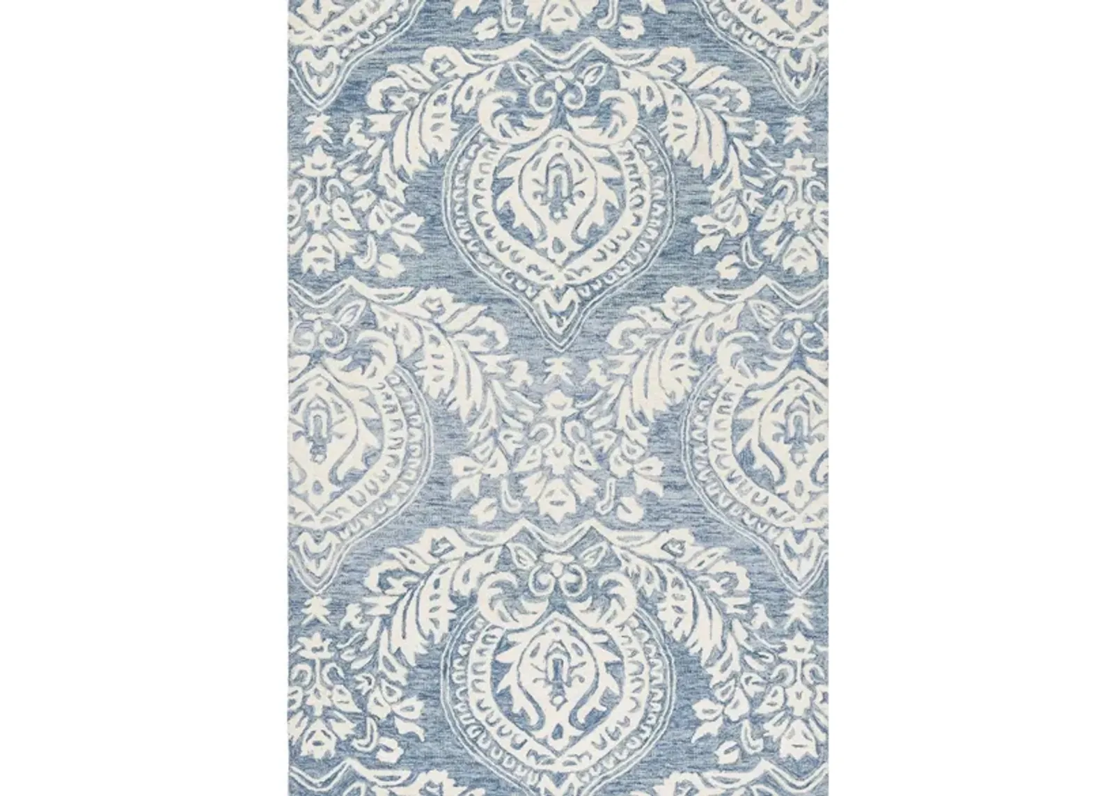 Jorge Area Rug in Blue & Cream by Safavieh