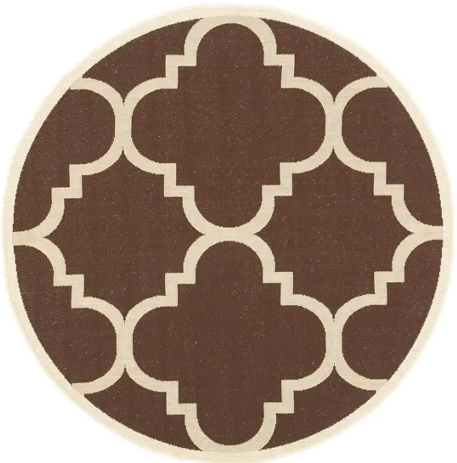 Courtyard Morocco Indoor/Outdoor Area Rug Round