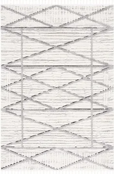 Marrakesh Area Rug in Gray / Ivory by Safavieh