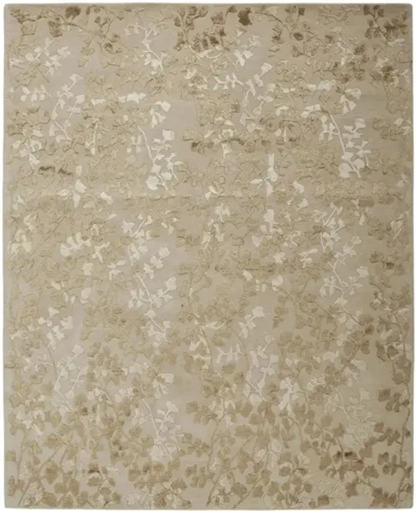 Bella High/Low Floral Wool Area Rug