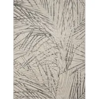 Ferns Area Rug in Ivory Gray by Nourison