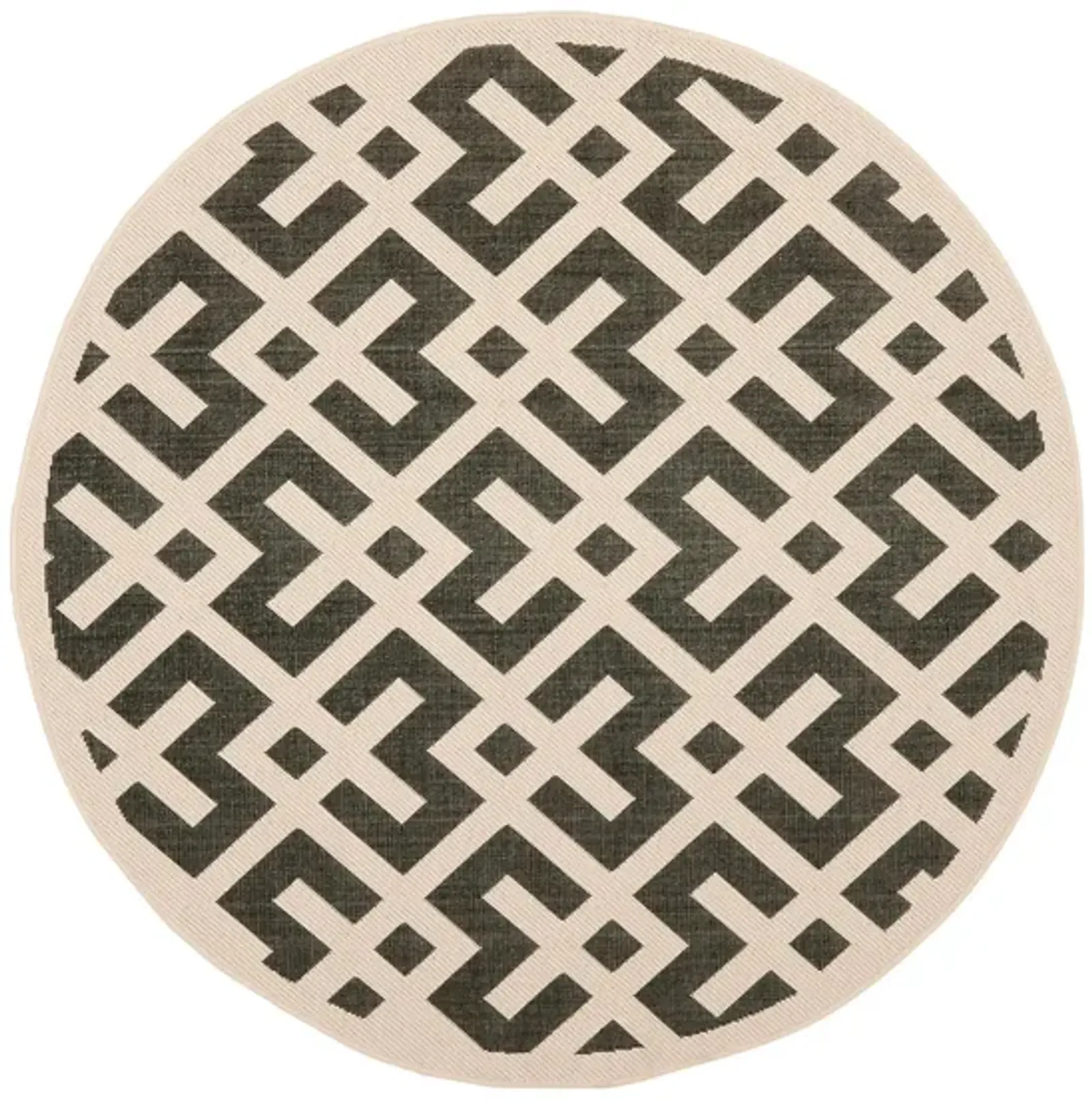 Courtyard Crossing Indoor/Outdoor Area Rug Round